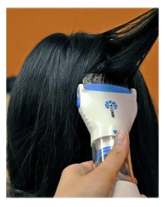Electronics V‑Comb Lice Vacuum Remover